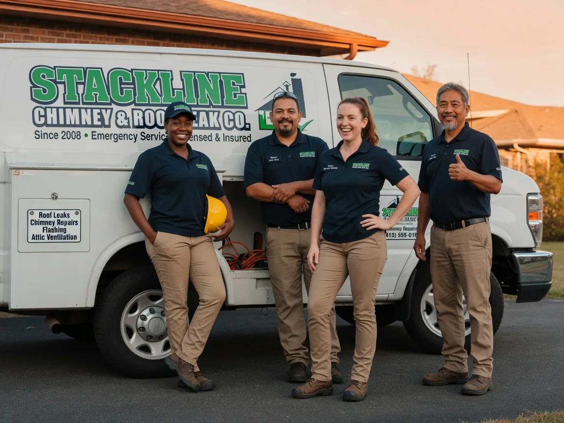 Chimney flashing repair company in Plover, WI